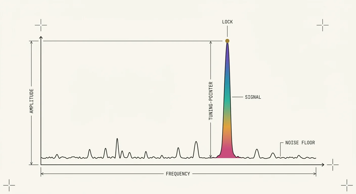 A tuning spectrum between a rigid script on one end and pure chaos on the other, with the useful zone in the middle